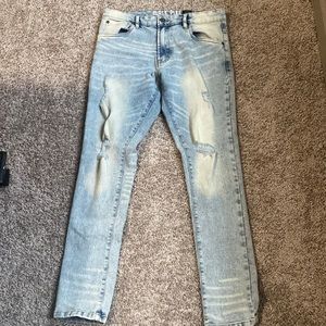 Light blue jeans